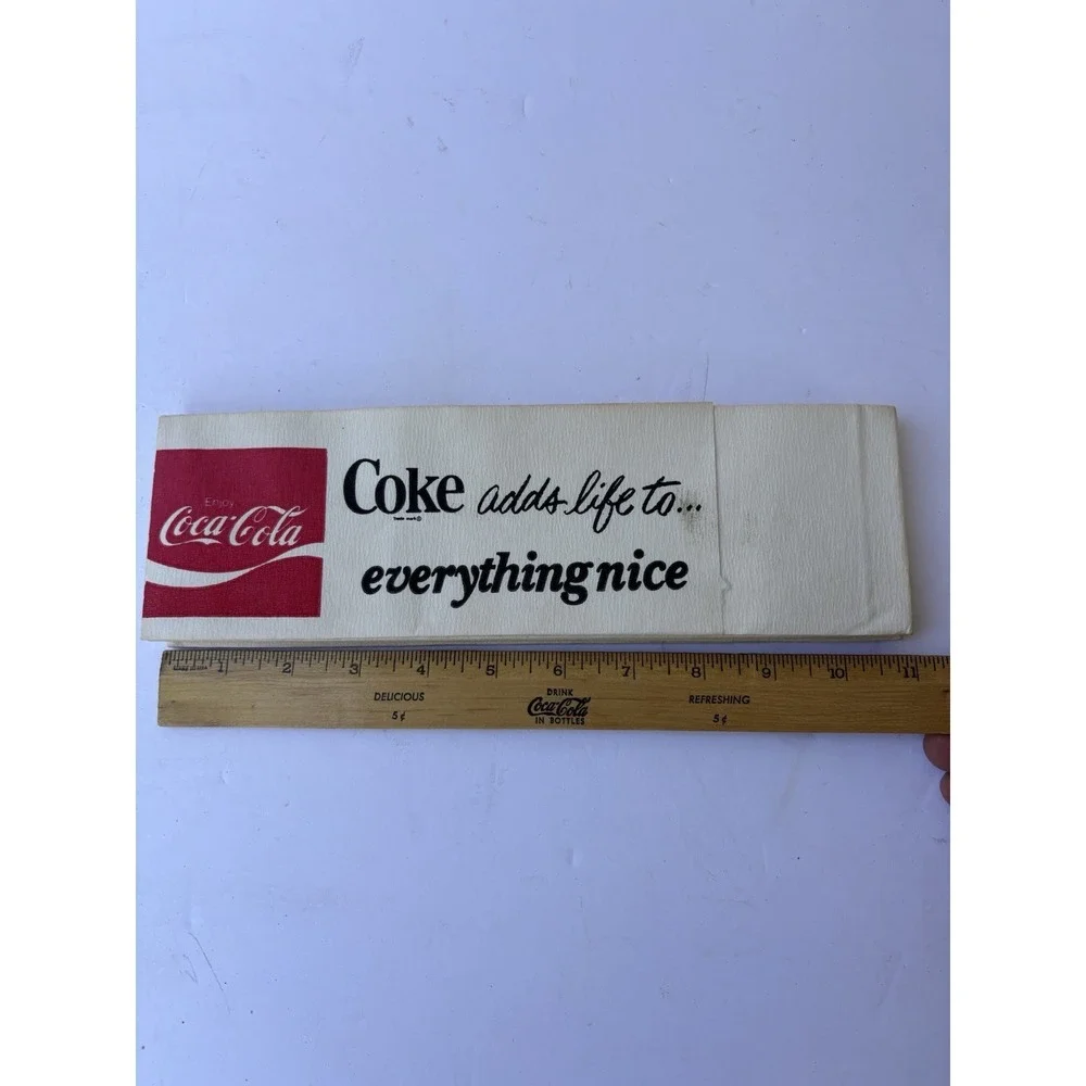 Vintage Coca-Cola Advertising 5 Lot Coke Paper Cap Hat It's The Real Thing NOS